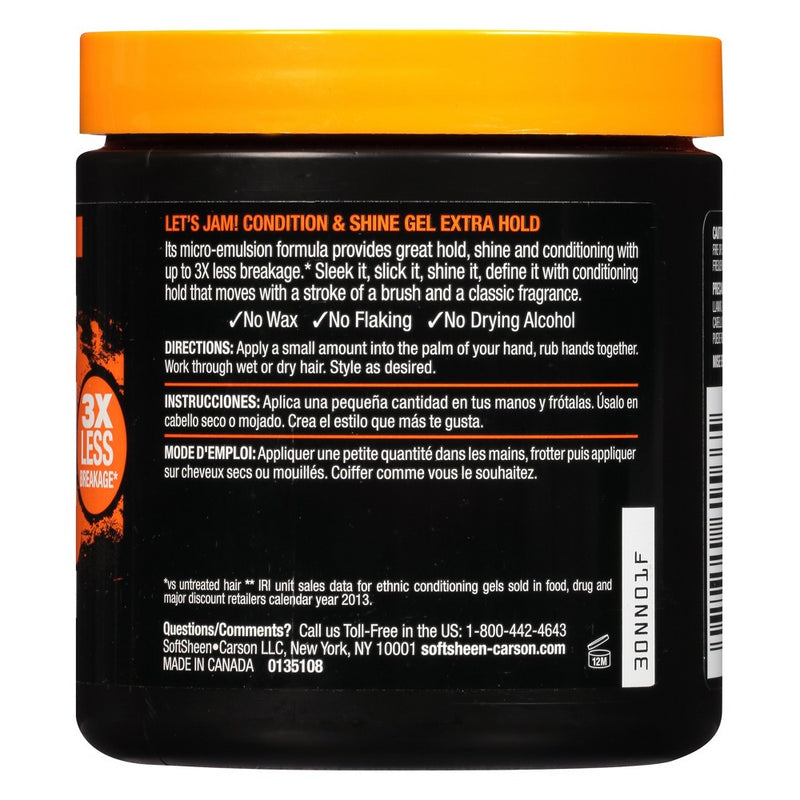 Let's Jam! Condition & Shine Extra Hold Gel - 14oz