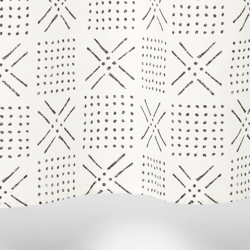 Shapes Shower Curtain White - Threshold