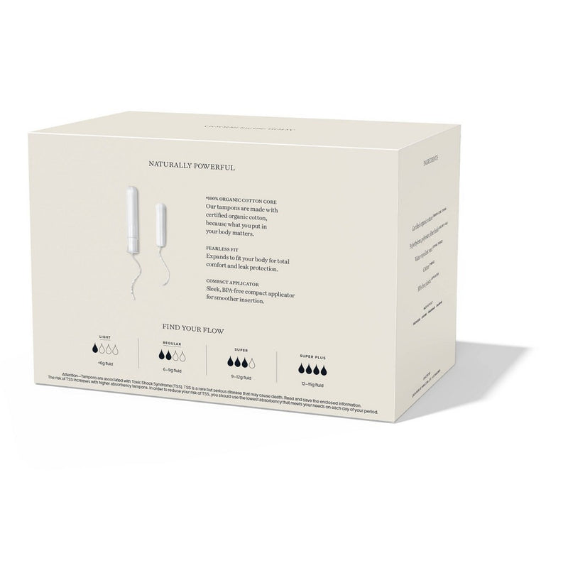 Cora Organics Regular & Light Mix Pack Tampons - 32ct