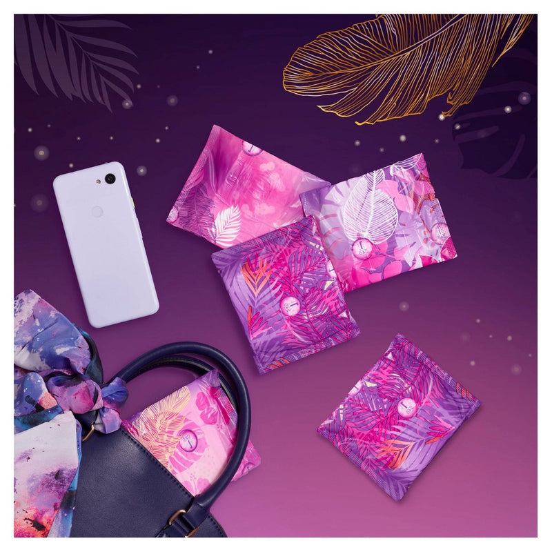 Always Radiant Flexfoam Overnight Absorbency Pads with Wings - Scented - Size 4 - 20ct