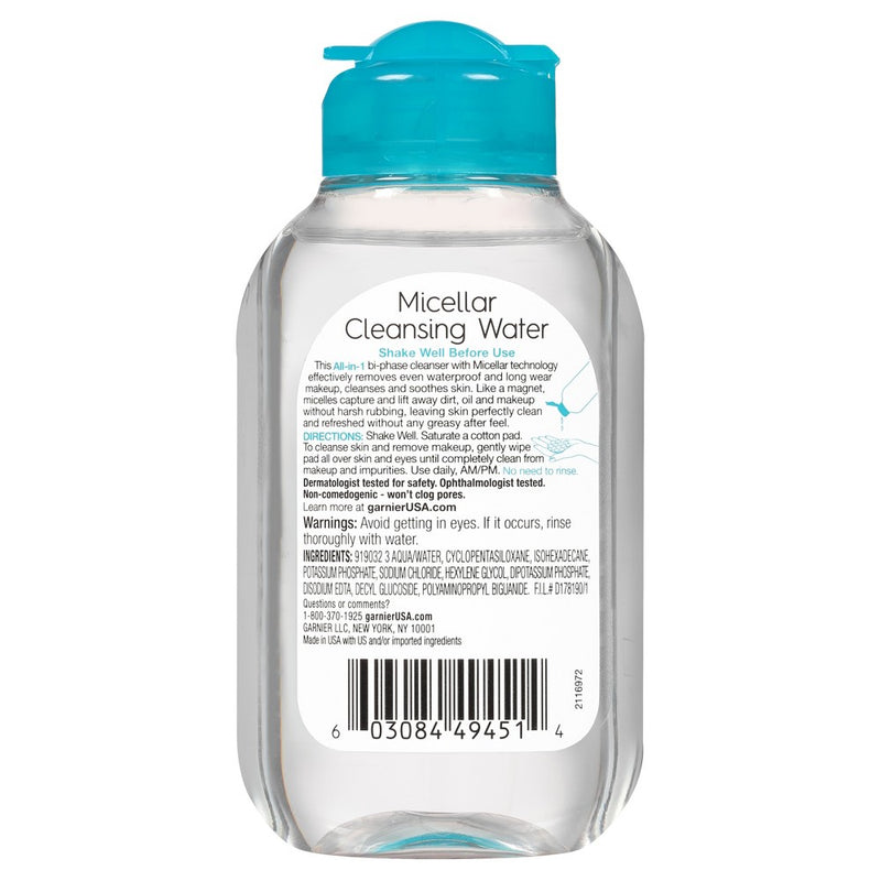Unscented Garnier Skin Active Micellar Cleansing Water