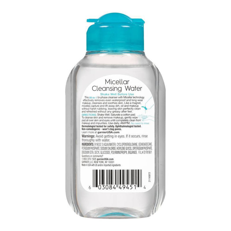 Unscented Garnier Skin Active Micellar Cleansing Water