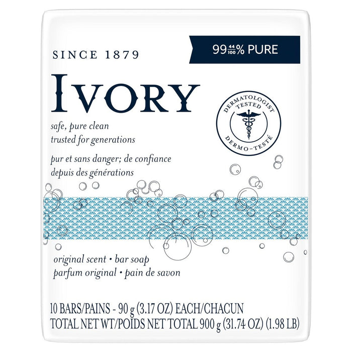 Ivory Original Bar Soap - 10pk - 3.17oz each