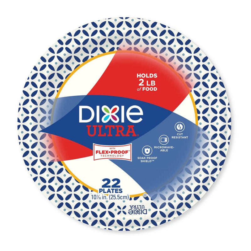 Dixie Ultra 10 1/16" Paper Plates - 22ct