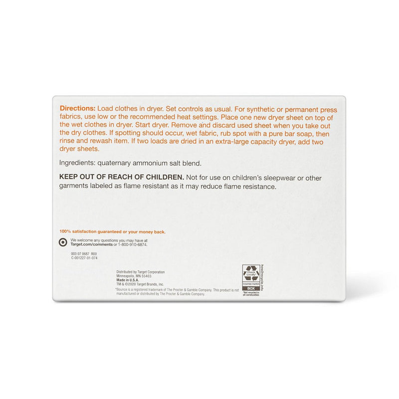Dryer Sheets Free Clear - 250ct - up & up