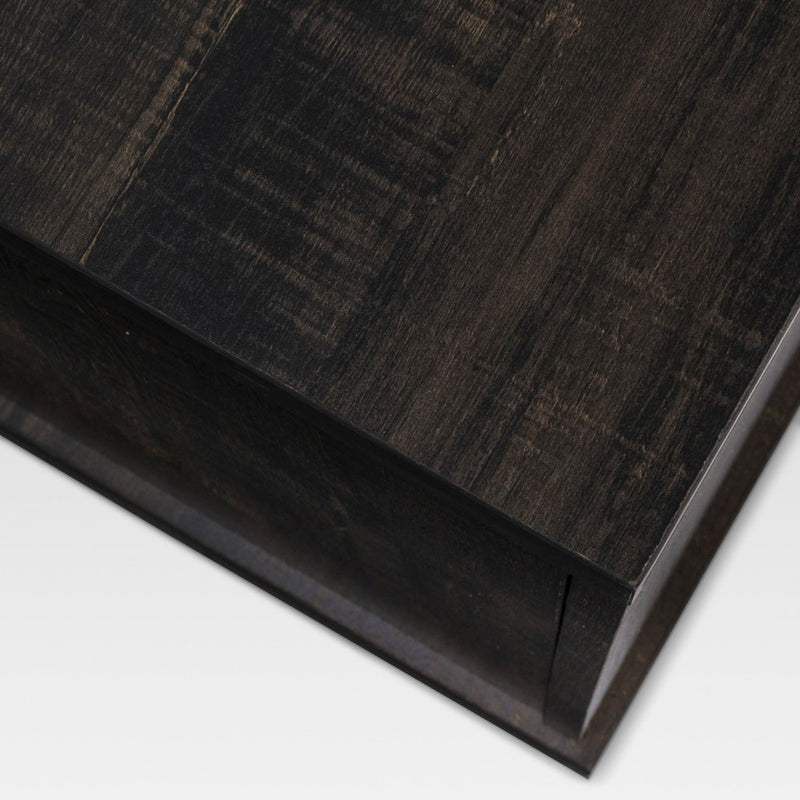 65" TV Stand With Storage Weathered Pine - Threshold (LOCAL PICKUP ONLY)