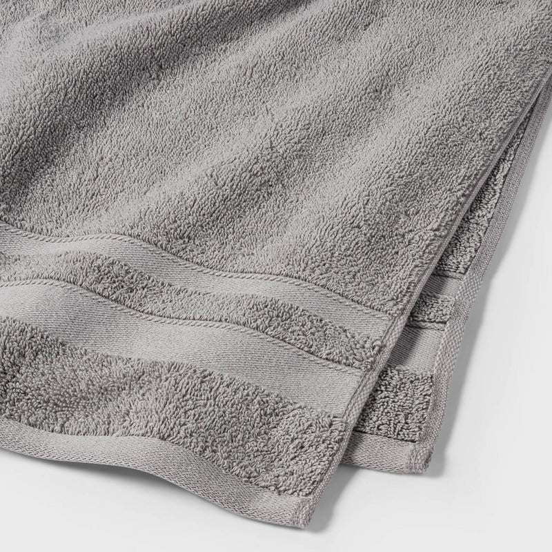 2pk Performance Bath Towel Set Gray - Threshold