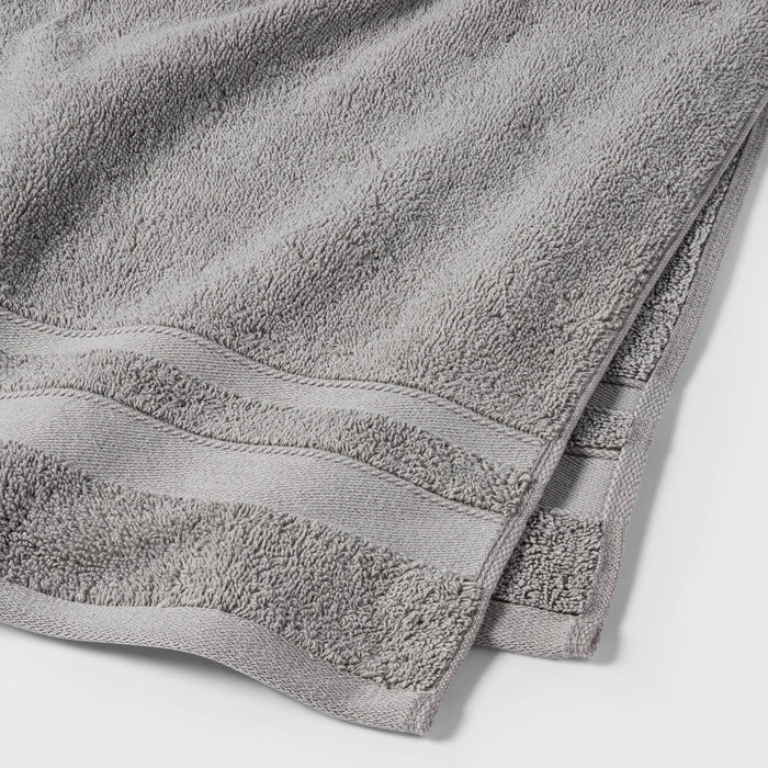 2pk Performance Bath Towel Set Gray - Threshold