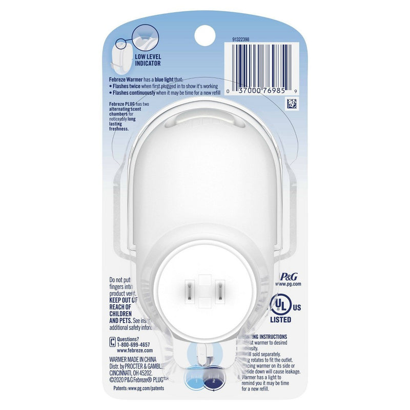 Febreze Odor-Eliminating Fade Defy Plug Air Freshener - 1ct