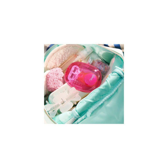 Venus Mini Extra Smooth On The Go Women's Razor + 1 Razor Blade Refill + 1 Travel Case - Trial Size