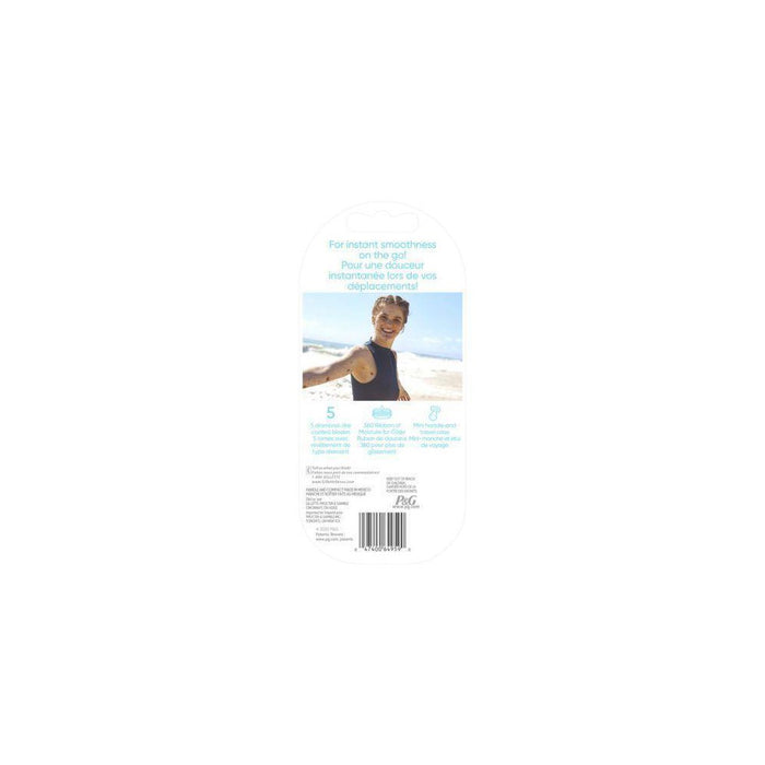 Venus Mini Extra Smooth On The Go Women's Razor + 1 Razor Blade Refill + 1 Travel Case - Trial Size