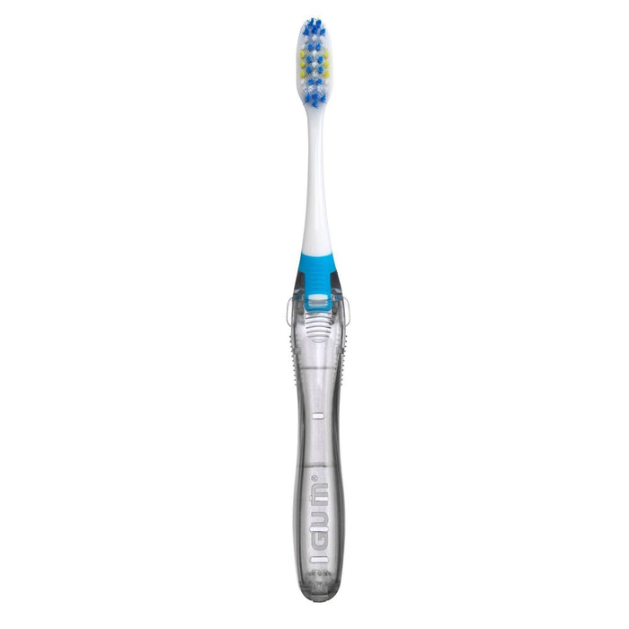 GUM Folding Travel Toothbrush - Trial Size - 2ct