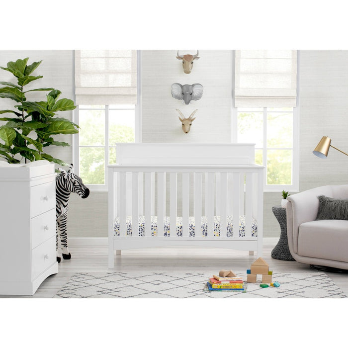 Delta Children Skylar 6 -in-1 Convertible Crib, Greenguard Gold Certified - Bianca White (LOCAL PICKUP ONLY)