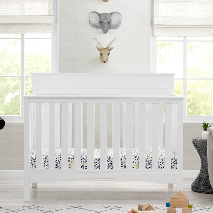 Delta Children Skylar 6 -in-1 Convertible Crib, Greenguard Gold Certified - Bianca White (LOCAL PICKUP ONLY)