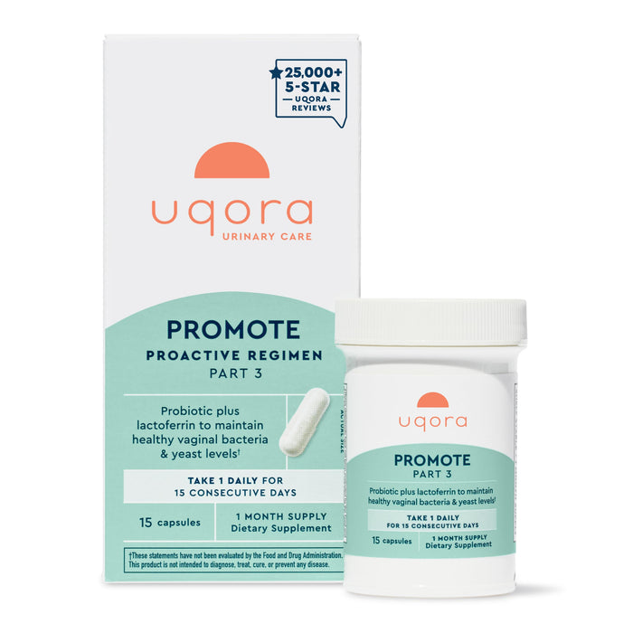 Uqora Promote Vaginal Probiotic for Urinary Tract Health Capsules - 15ct