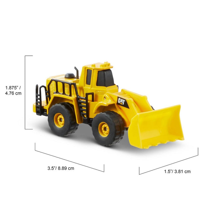 CAT Metal 3pk Wheel Loader/ Excavator and Steam Roller