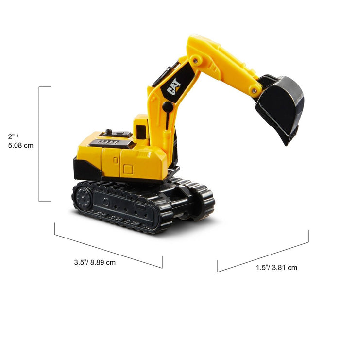 CAT Metal 3pk Wheel Loader/ Excavator and Steam Roller