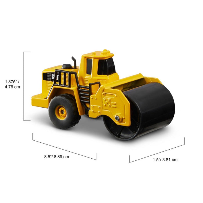 CAT Metal 3pk Wheel Loader/ Excavator and Steam Roller