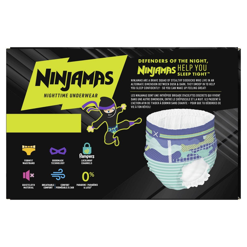 Pampers Ninjamas Boys' Nighttime Underwear Size L/XL - 34ct