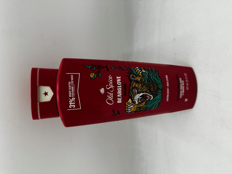 4 PACK! - Old Spice Wild Collection Bearglove Body Wash - 21 fl oz