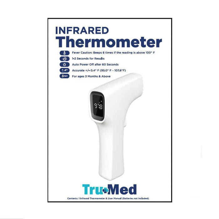 Tru+Med Touch-Free Infrared Thermometer
