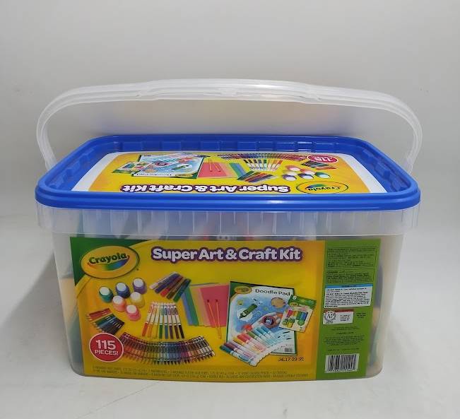 Crayola 115pc Kids' Super Art & Craft Kit