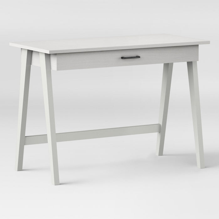 Paulo Wood Writing Desk with Drawer White - Project 62 (LOCAL PICKUP ONLY)