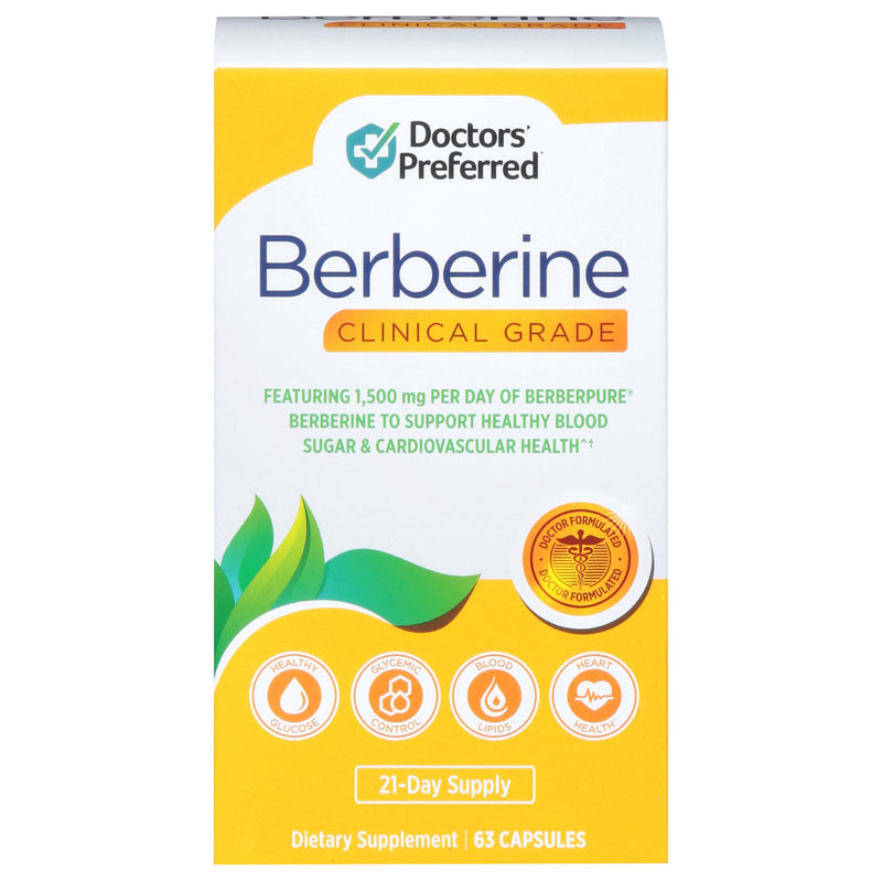 Nugenix, Vitamins Doctors Preferred Cliical Grade Berberine, 63 Count