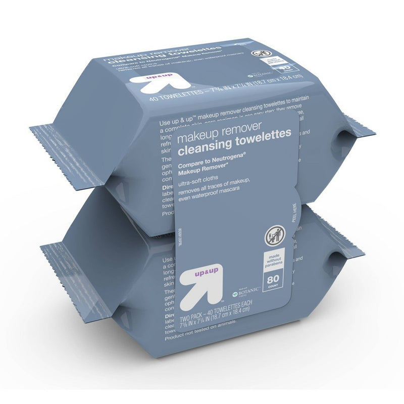 Makeup Remover Facial Cleanser - 80ct - up & up