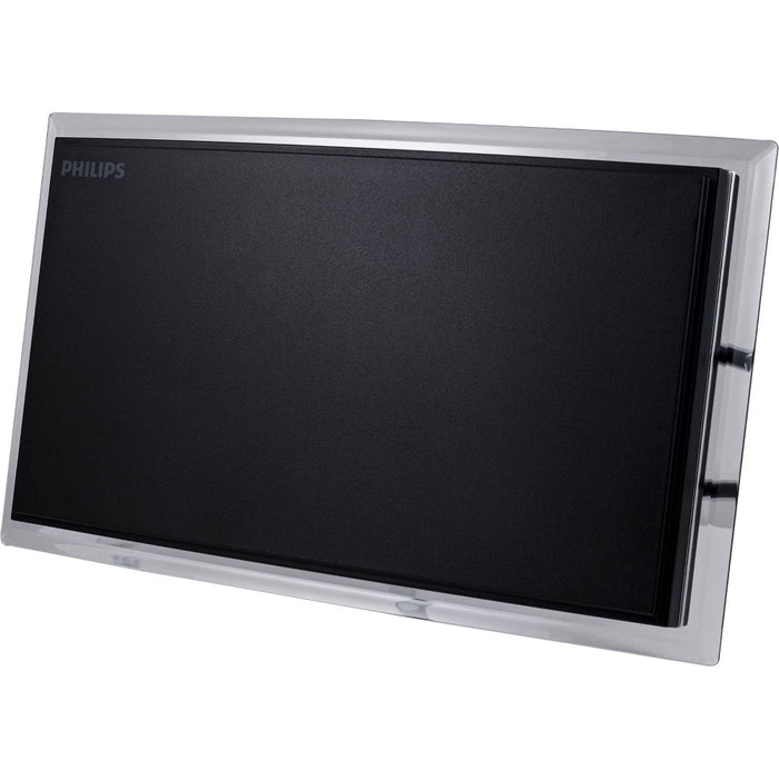 Philips Crystal HD Indoor Amplified TV Antenna with 6 ft. Coaxial Cable - Black