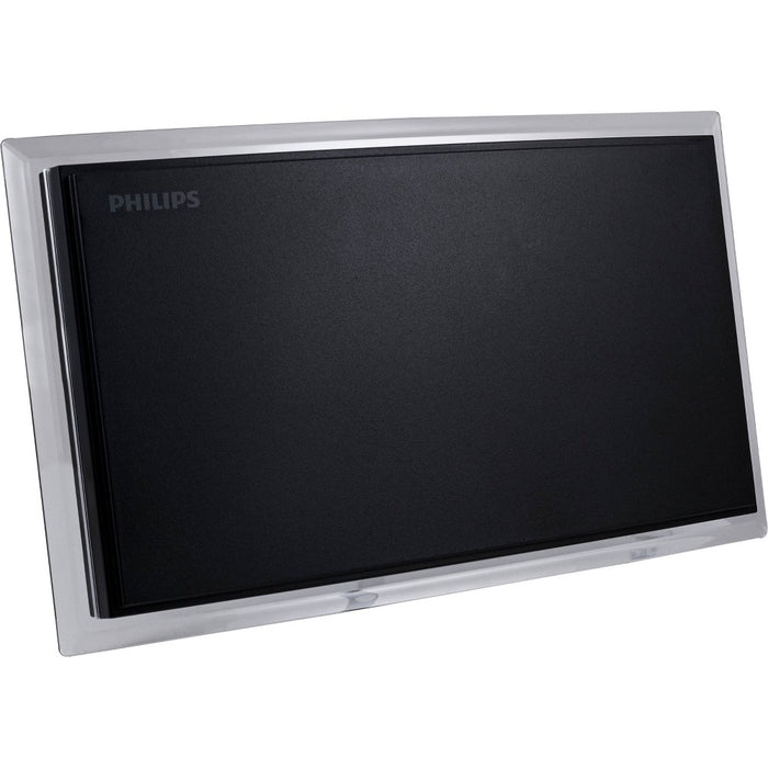 Philips Crystal HD Indoor Amplified TV Antenna with 6 ft. Coaxial Cable - Black