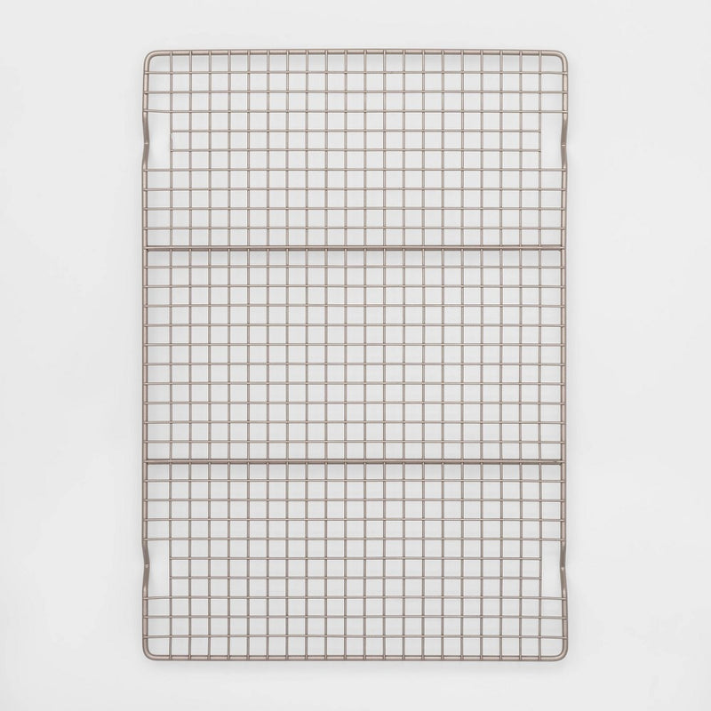 11.1"x16" Steel Cooling Rack Gold - Made By Design