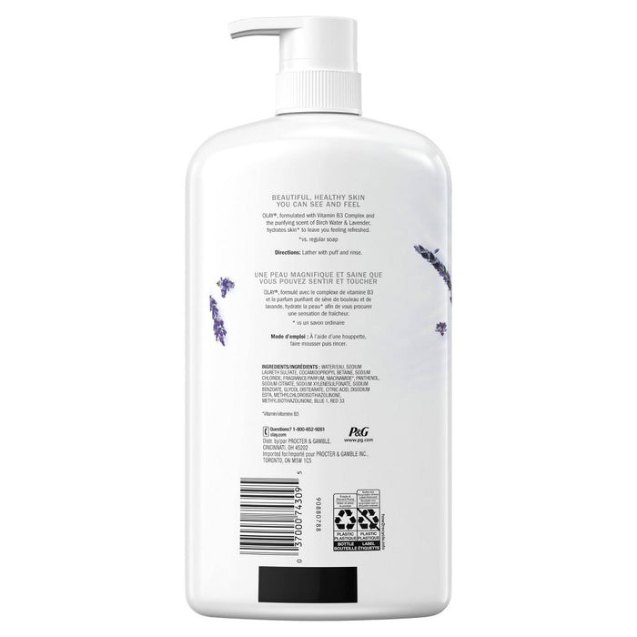 Olay Fresh Outlast Body Wash Birch Water & Lavender - 30 fl oz