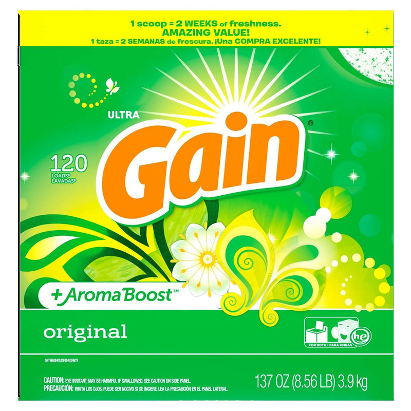 Gain Ultra HEC Original Powder Laundry Detergent - 137oz