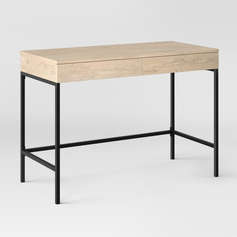 Loring Wood Writing Desk with Drawers Vintage Oak - Project 62 (LOCAL PICKUP ONLY)