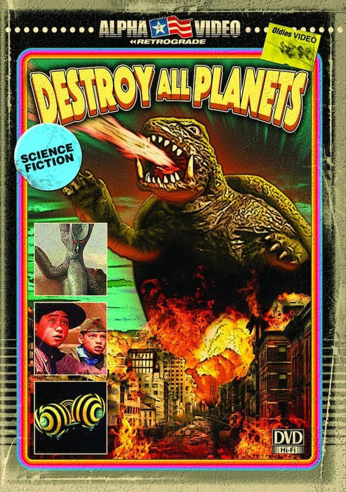 Destroy All Planets (Retro Cover) [DVD] (Dvd Video, Ntsc) *ADD 3 TO YOUR CART & 1 IS FREE!*