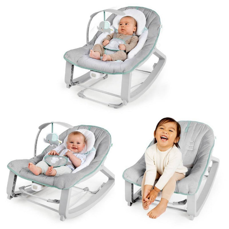 Ingenuity Keep Cozy 3-in-1 Grow with Me Bounce & Rock Seat - Weaver (LOCAL PICKUP ONLY)