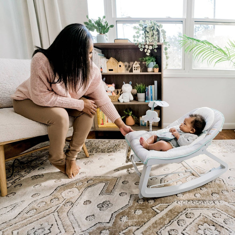 Ingenuity Keep Cozy 3-in-1 Grow with Me Bounce & Rock Seat - Weaver (LOCAL PICKUP ONLY)