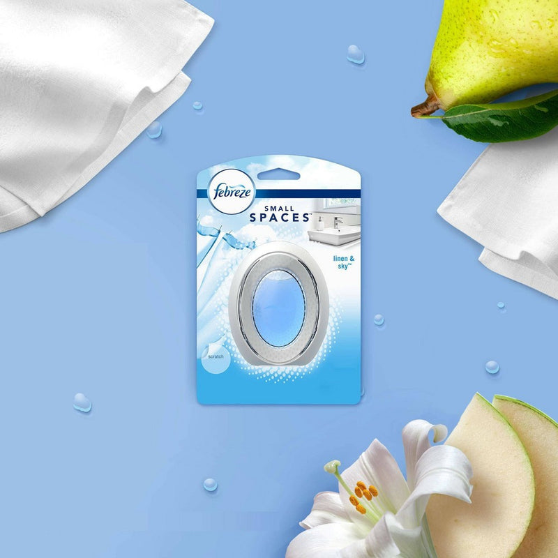 Febreze Small Spaces Air Freshener Linen & Sky Scent - 25 fl oz/2pk