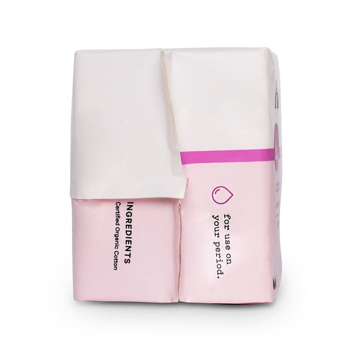The Honey Pot Organic Cotton Non-Herbal Regular Pads - 20ct