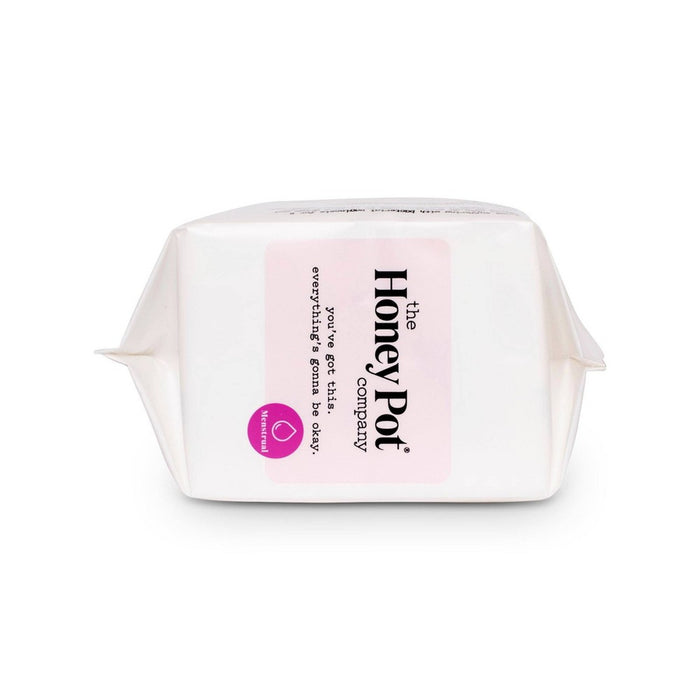 The Honey Pot Organic Cotton Non-Herbal Regular Pads - 20ct