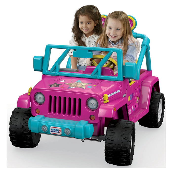 Power Wheels Barbie Jeep Wrangler - Pink (LOCAL PICKUP ONLY)