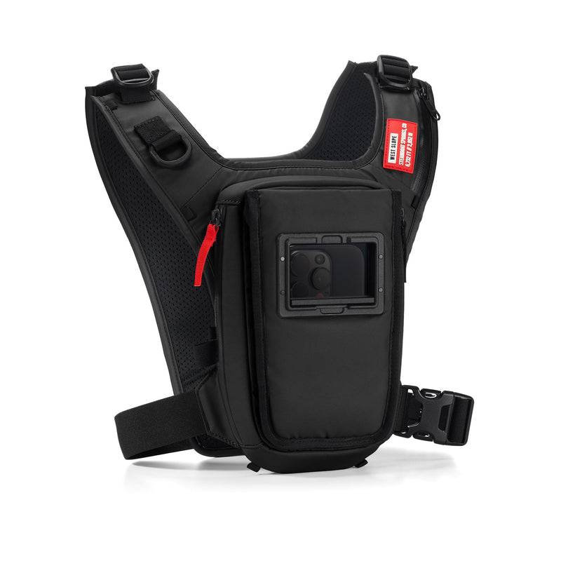 West Slope PRO-180 Slim Chest Pack, Waterproof, 10.5Oz, 12" X 11", Adjustable Straps, 1L Capacity