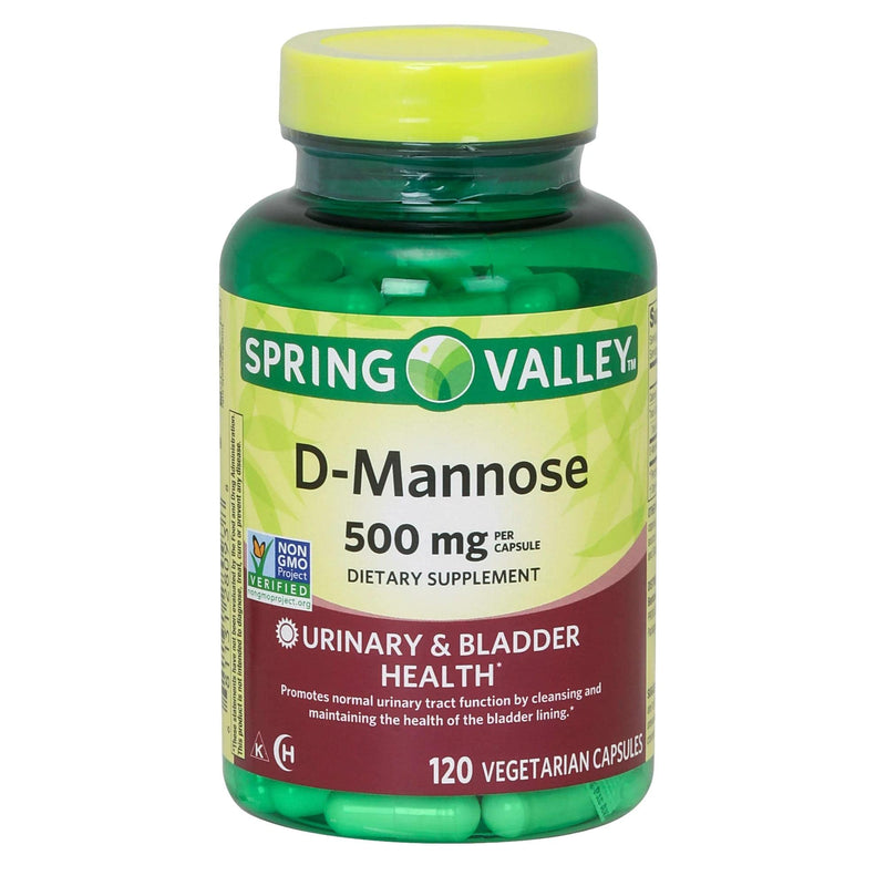 Spring Valley, D-Mannose 500 Mg, 120 Veg Capsules