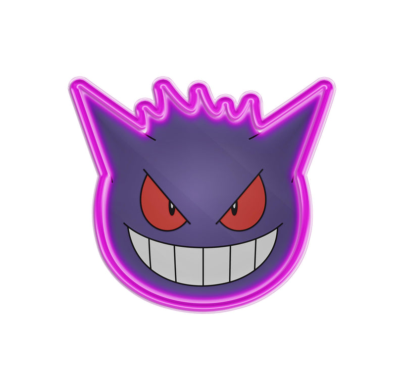 Pokemon Gengar Face Boxed Small Die Cut Wall Art with Light up Accents