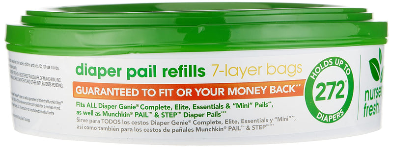 Munchkin Nursery Fresh Diaper Pail Refill (Style May Vary)