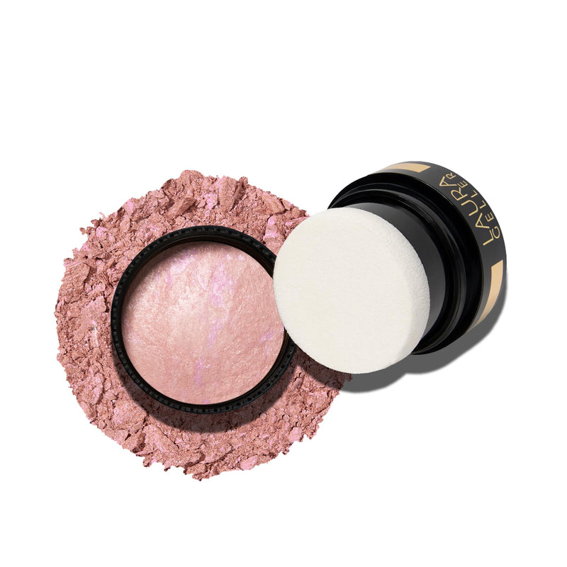 LAURA GELLER NEW YORK Baked Blush-N-Brighten Baked To Go - Ethereal Rose - Travel Size Blush