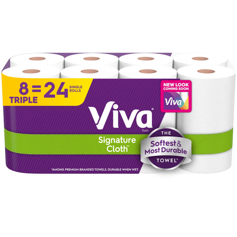 VIVA SIGNTR CLTH TRPL CAS TWL 8 PK 129 (LOCAL PICKUP ONLY)