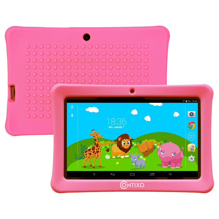 Contixo Kids Tablet K1 | 7" Display Android 6.0 - (Pink)