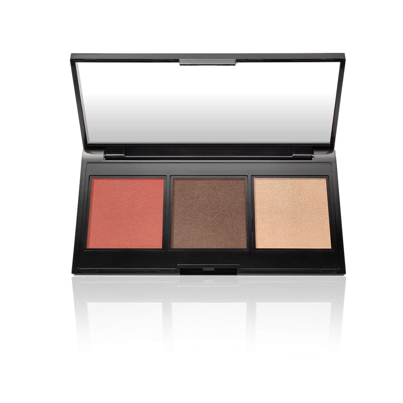 LAURA GELLER NEW YORK Multitasking Eye Lip Cheek Palette Cream To Powder Trio, Nudes